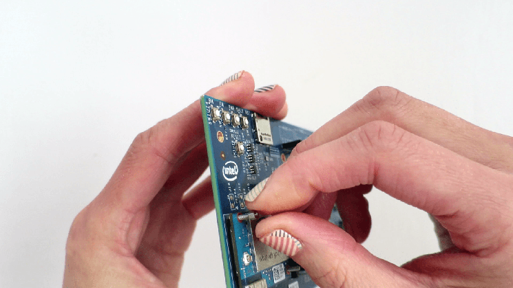 Secure compute module with the supplied hex nuts