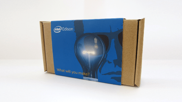 Closed Intel® Edison retail box