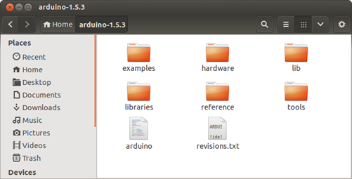 arduino ide mint linux menu items not showing